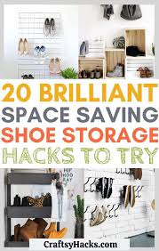 Maybe you would like to learn more about one of these? 20 Incredible Shoe Storage Hacks Craftsy Hacks
