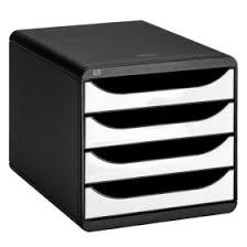 Osco réf tt b corbeille à courrier superposable en le étages noir papier ministre. Banette Module De Classement