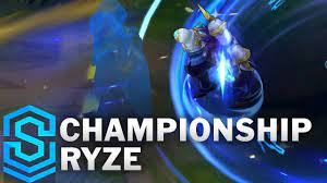 U.gg analyzes millions of lol matches to give you the best lol champion build. Championship Ryze Skin Spotlight League Of Legends Youtube