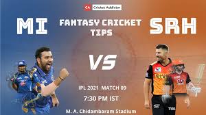 Mi predicted playing 11 for today's match vs srh: Mi Vs Srh Dream11 Prediction Fantasy Cricket Tips Playing Xi Pitch Report Dream11 Team Injury Update Vivo Ipl 2021