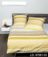 The perfect comforter set is soft, warm, and durable. Janine 87061 03 J D Satin Bedding Set Stripes Yellow Amber 240 220