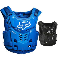 details about fox racing proframe lc youth motocross protection chest guard roost deflect