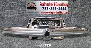 1951 Pontiac Truck Emblem After Restoration Photos Classic Cars Chrome Chrome Plating