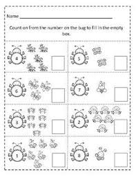 Counting On Worksheet Counting Math Time Bugs