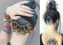 Now You See It Now You Don T Hidden Hair Tattoos Are Trending Undercut Long Hair Hair Tattoo Designs Hair Tattoos