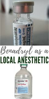 Benadryl As A Local Anesthetic Shtfpreparedness Benadryl Anesthetic Medical Kit