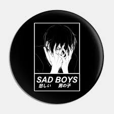 Share the best gifs now >>> Sad Boys 2 Sad Japanese Anime Aesthetic Sad Boys Pin Teepublic