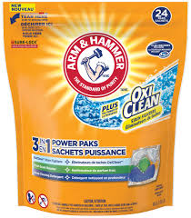 I believe it gets hot water and runs normally. Arm Hammer Plus Oxiclean 3 In 1 Power Paks