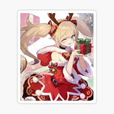 Watch hyakka ryouran samurai girls ova full episodes online free. Anime Christmas Girl Stickers Redbubble