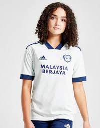 Cardiff city home football shirt 1988/90 adults small scoreline c398. Adidas Cardiff City Fc 2020 21 Away Trikot Kinder Blau Jd Sports