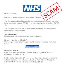 Maybe you would like to learn more about one of these? Nhs Alert Vaccine Passport Scam Alert Mind In Croydon