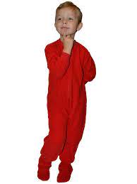 Baby delight snuggle nest afterglow infant sleeper. Big Feet Pajama Big Feet Pjs Little Boys Infant Toddler Red Fleece Footed Pajamas Sleeper Walmart Com Walmart Com