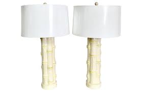 1960 S Ceramic Bamboo Style Lamps S 2 Vintage Decor With Asian Allure Week 8 Sales Events 2019 One Kings Lane Bamboo Lamp Faux Bamboo Lamp