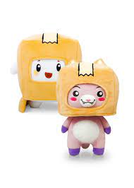 Boxy Plush Toy Lankybox Foxy Plush Foxy Wallpaper Barbie Toys