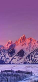 Mountain Sunset Nature Awesome Sky Iphone X Wallpaper Iphone Wallpaper Winter Iphone Wallpaper Mountains Mountain Sunset
