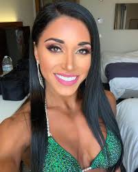 Monica Ellis Ifbb Bikini Pro On Instagram Thank You Lebou Beauty For My Beautiful Mak Bikini Competition Hair Bikini Competition Makeup Competition Makeup