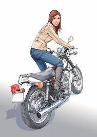 yamaha sr 400 バイクアート 東本昌平 バイク アニメ