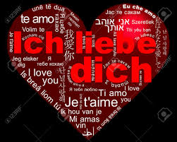 Ду бист ди либе майнес лебене. I Love You Ich Liebe Dich Stock Photo Picture And Royalty Free Image Image 12832279