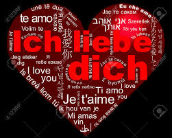 Ich liebe dich — liebe (von mhd. I Love You Ich Liebe Dich Stock Photo Picture And Royalty Free Image Image 12832279