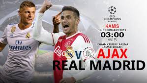 17, real madrid is winless at home in three games since their trip to ajax. Link Live Streaming Liga Champions Ajax Amsterdam Vs Real Madrid Indosport