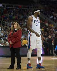 Share your opinion of joel embiid. Joel Embiid Is A Tall Person Sixers Basketball Hoops Philadelphia Philadelphia76ers Embiid Joele Sports Photography Sports Philadelphia 76ers