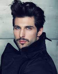 Penney, kira plastinina, and ralph lauren. Stefan Knezevic By Maurizio Montani Black Hair Blue Eyes Blue Hair Men Dark Blue Hair