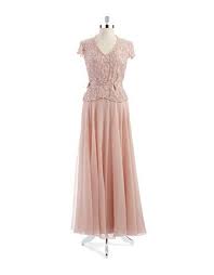 Women S Clothing Mother Of The Bride Beaded Mock Top Gown Lord And Taylor Clothes For Women Gowns Women