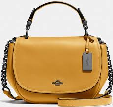Coach Nomad Top Handle Crossbody Bag In Glovetanned Leather Coach Nomad Leather Handbags Women Handbags