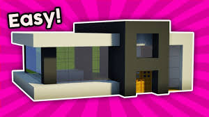 If you like the video, please subscribe to my youtube channel to help me and to see even more tutorials like this! Minecraft How To Build A Easy Small Modern House Tutorial 8 Pc Xboxone Ps4 Pe Xbox360 Ps3 Youtube