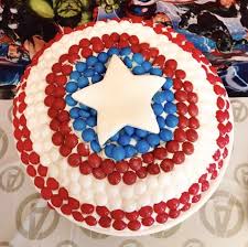Bake some bite sized crime fighters with these mini cake molds! How To Make A Captain America Cake Lola Lambchops