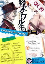 Before eradicating humankind from the world, the gods give them one last chance to prove themselves worthy of survival. Shuumatsu No Valkyrie 29 Shuumatsu No Valkyrie Chapter 29 Shuumatsu No Valkyrie 29 English Mangahub Io
