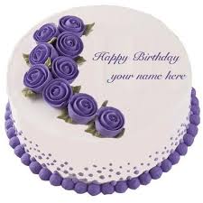 The top 20 ideas about purple birthday wishes. Write Name Purple Rose Flower Birthday Cake Profile Pics Purple Rose Birt Happy Birthday Cake Pictures Happy Birthday Cake Writing Happy Birthday Cake Images