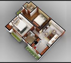 With home design 3d, designing and remodeling your house in 3d has never been so quick and intuitive! Get 31 32 2bhk 3d Home Design Plan Images Png Baju Kurung Ketat
