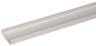 Nez de cloison aluminium blanc 74x10mm 2m60. Arrets De Cloison Corniches Arrets De Cloison L Entrepot Du Bricolage