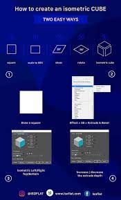 Two Easy Ways On How To Create An Isometric Cube Isoflat Isometric Isometric Illustration Isometric Drawing Tool