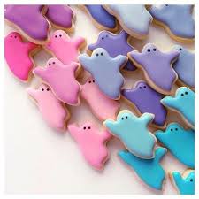 Color Please Color Block Ghost Cookies Ghost Cookies Halloween Halloween Cookies