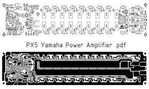Power Amplifier Pcb Layout Yamaha Px5 Download Pdf Power Amplifiers Electronics Circuit Amplifier