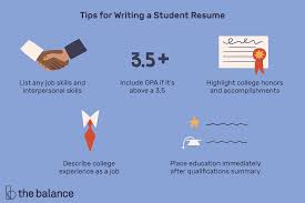 Student Resume Examples Templates And Writing Tips