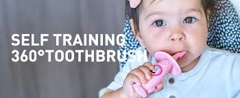 Marcus & Marcus Baby Self Training 360° Standing Toothbrush with Suction  Pad