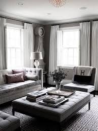 Clean Lines And Smoky Shades Of Charcoal Gray Bring An Air Of Modern Elegance To This Sophisticated Living Living Room Grey Grey Home Decor Luxury Living Room
