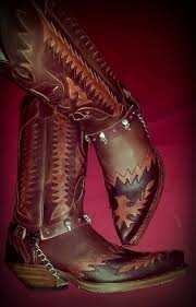 I Like The Boots Not So Much The Decorative Spur Strap Mens Cowboy Boots Boots Mens Leather Boots