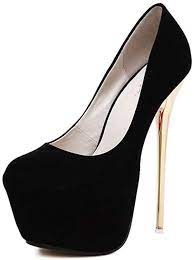 Acquista online e in outlet a porto sant'elpidio. Scarpe Da Donna Con Tacco Alto E Tacco Alto Da 16 Cm Con Plateau Nero Elegante Abito Da Sera Prom Tacchi A Spillo Da Donna Amazon It Scarpe E Borse