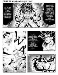 Deadblaze is a strong being that is a fusion of a saiyan being and the same being of the species called aladjinn that is in the fan comic dragon ball new age written by malik666. Dragon Ball New Age Doujinshi Ch 27 Aladjinn Laughs Last Page 1 Taadd Mobile