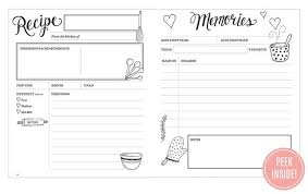 The Keepsake Kitchen Diary Classic Family Recipe Book Recipe Book Diy Recipe Book Design