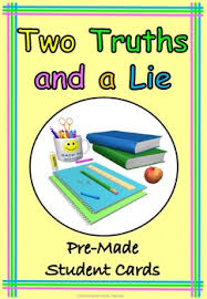 Complete your quiz offer with 100% accuracy and get credited. Two Truths And A Lie Back To School Or End Of Year Fun Printable Worksheet