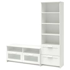 Brimnes Tv Storage Combination White 70 7 8x16 1 8x74 3 4 Ikea In 2020 Tv Storage White Bookcase Adjustable Shelving