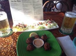 Best fish taco in dunedin, florida: Fish Tacos And Conch Fritters Picture Of Sea Sea Riders Restaurant Inc Dunedin Tripadvisor