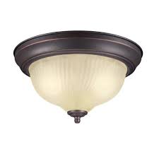 Featuring a brushed nickel finish and etched white glass shades, this fixture has simple clean lines and will complement a variety of decor. Hampton Bay Fzp8012a Orb Oil Rubbed Bronze 2 Light Flush Mount Pppa Garbage Avi Depot Much More Value For Your Money