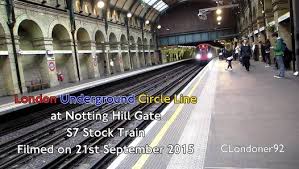 Selective Door Operation London Underground S7 Stock Train At Notting Hill Gate Video Dailymotion London Underground Underground Train