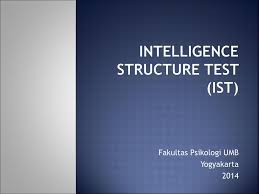 Ebook rahasia cetak top skor toefl dan latihan soal (pdf) 3. Intelligence Structure Test Ist Ppt Download